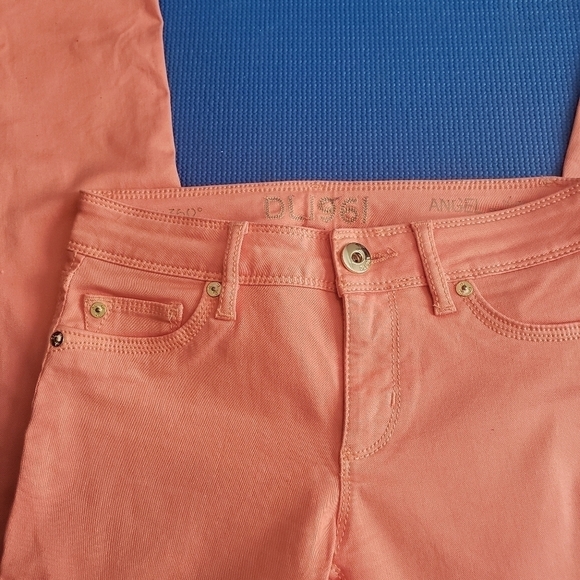 HP. DL1961 Angle Mid Rise Skinny Ankle Jeans - Picture 5 of 9